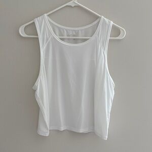 Classic White Sleeveless Top